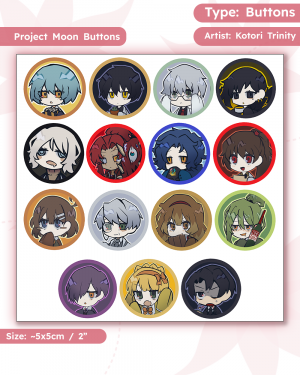 Project Moon Buttons - Kotori Trinity
